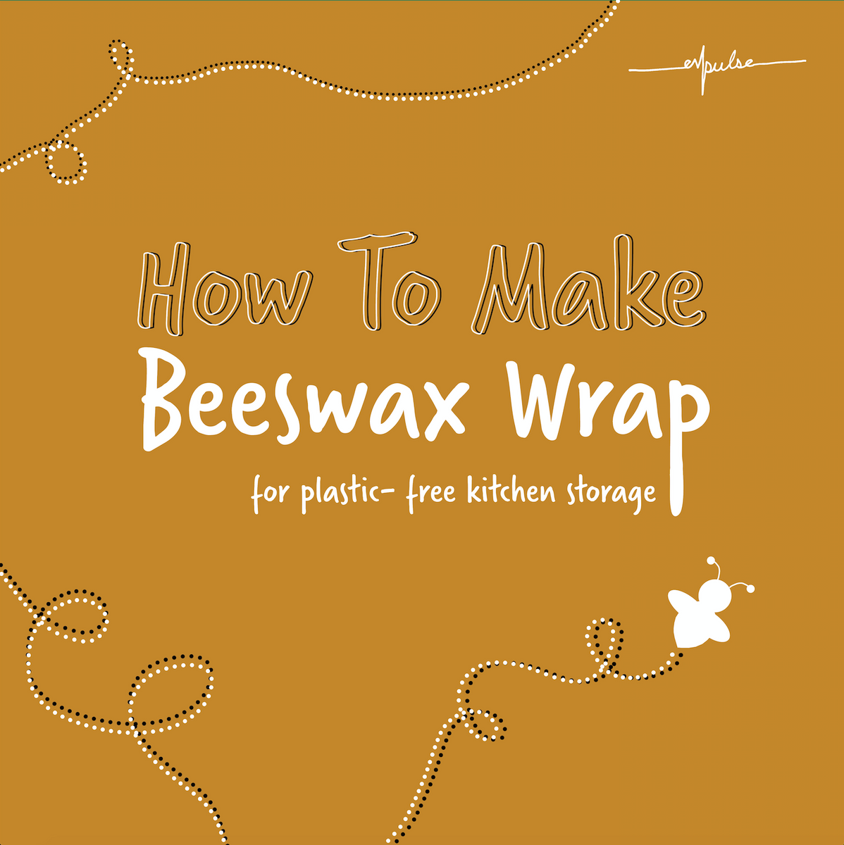 How to make Beeswax Wrap eMpulse sustainable clothing line eMpulse